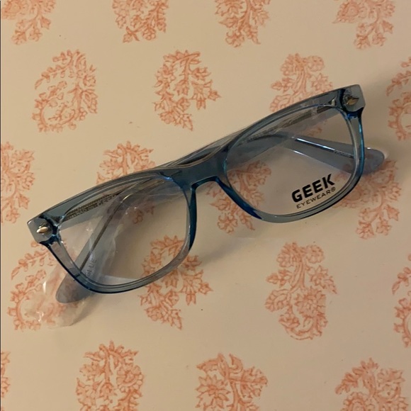 GEEK Eyewear Pale Blue Frames 54-17-145 - Picture 4 of 9